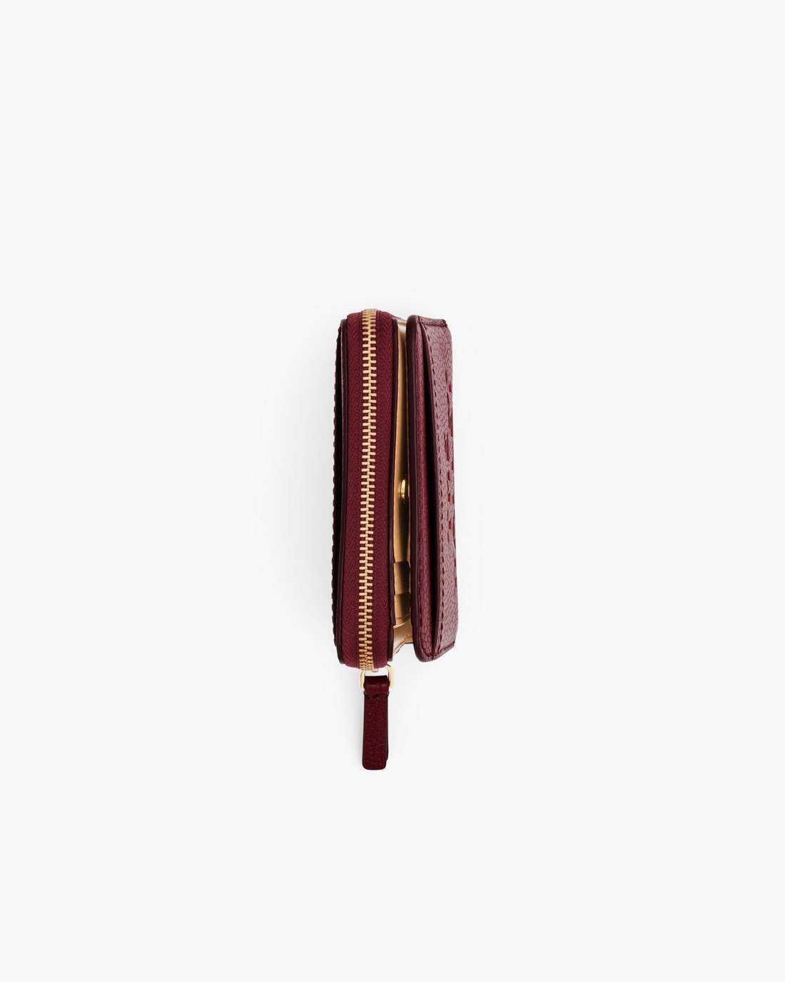 Marc Jacobs The Leather Mini Compact Wallet Cherry