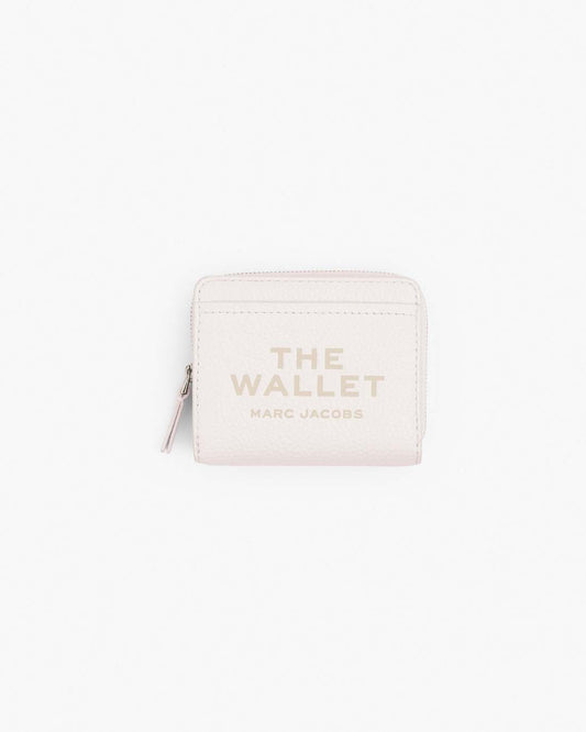 Marc Jacobs The Leather Mini Compact Wallet Cotton