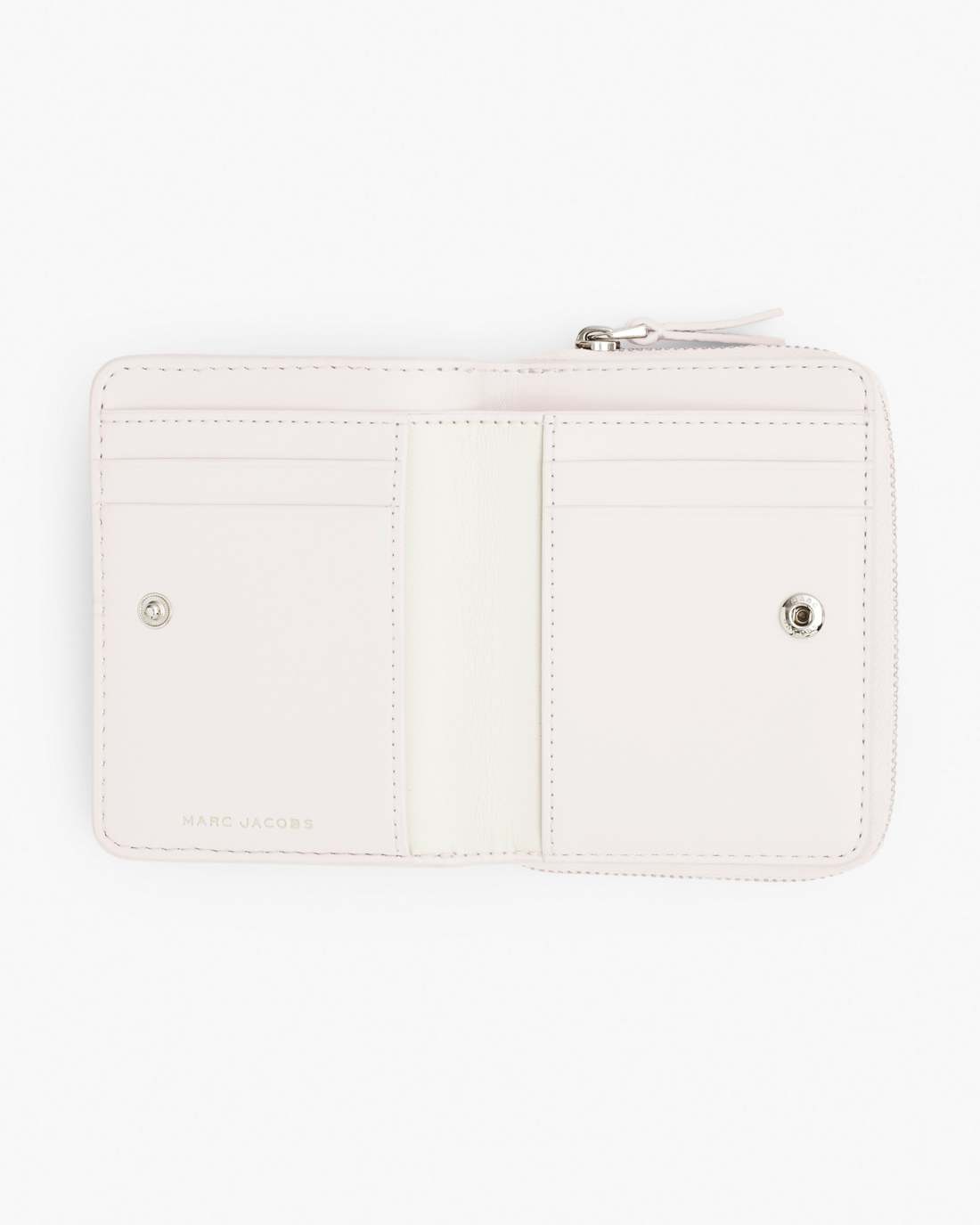 Marc Jacobs The Leather Mini Compact Wallet Cotton