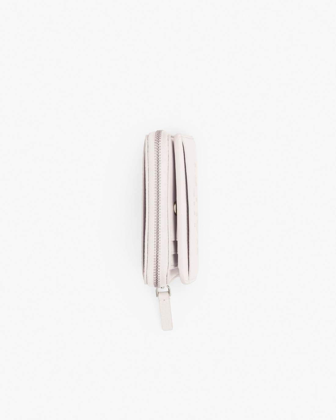 Marc Jacobs The Leather Mini Compact Wallet Cotton