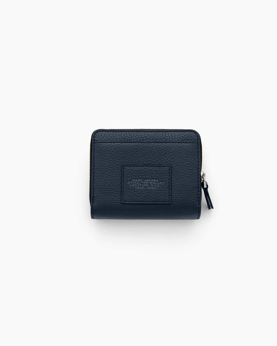Marc Jacobs The Leather Mini Compact Wallet Blue Sea