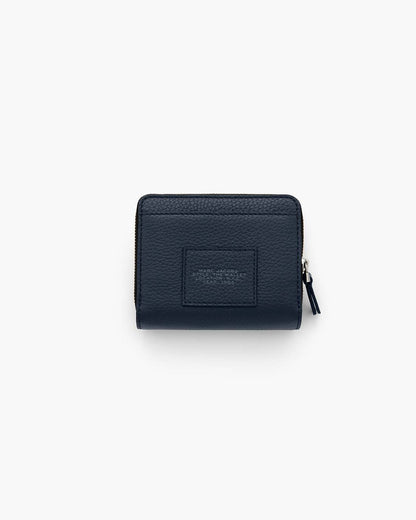 Marc Jacobs The Leather Mini Compact Wallet Blue Sea