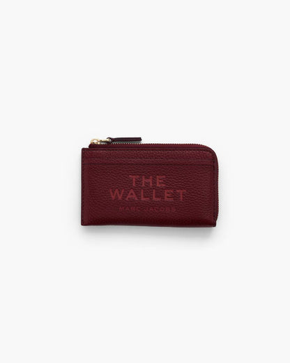 Marc Jacobs The Leather Top Zip Multi Wallet Cherry