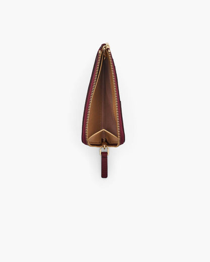 Marc Jacobs The Leather Top Zip Multi Wallet Cherry