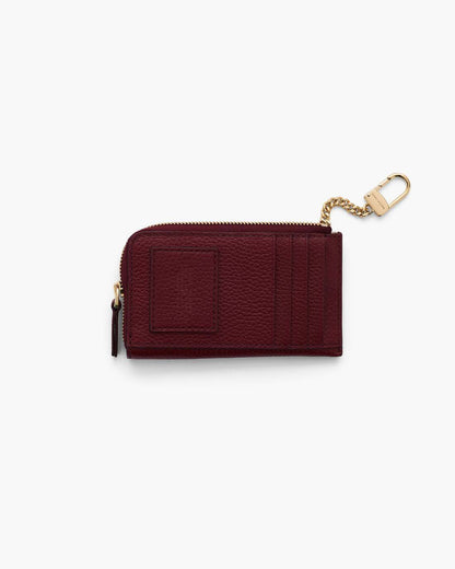 Marc Jacobs The Leather Top Zip Multi Wallet Cherry