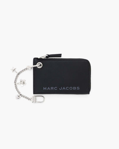 Marc Jacobs The Top Zip Charm Wallet Black