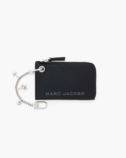 Marc Jacobs The Top Zip Charm Wallet Black