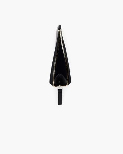 Marc Jacobs The Top Zip Charm Wallet Black