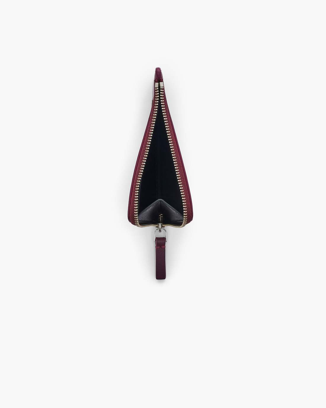 Marc Jacobs The Top Zip Charm Wallet Dark Plum