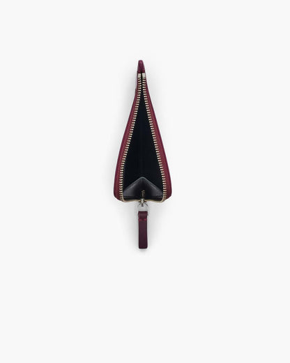 Marc Jacobs The Top Zip Charm Wallet Dark Plum