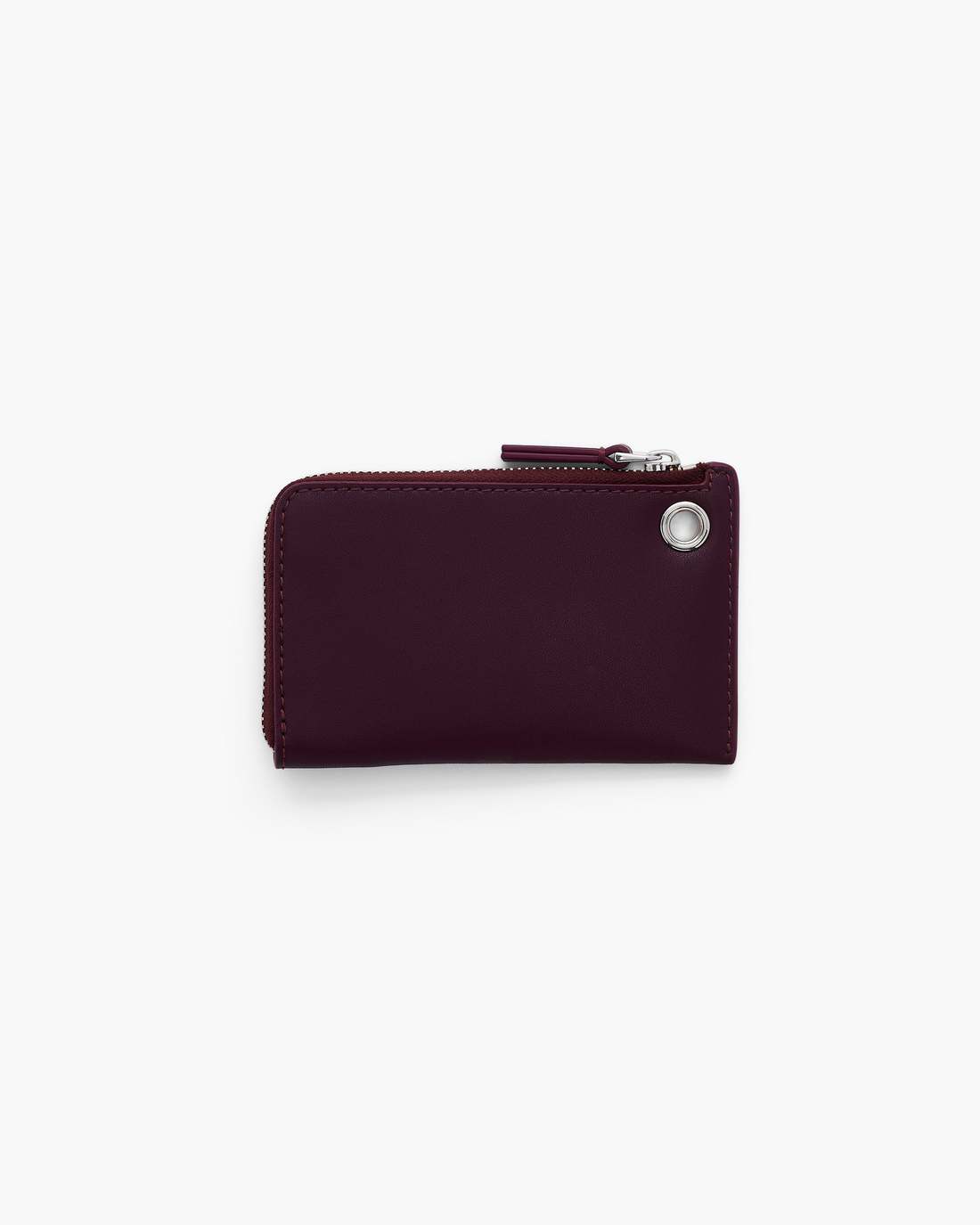Marc Jacobs The Top Zip Charm Wallet Dark Plum