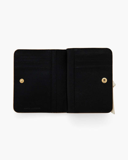 Marc Jacobs The Utility Snapshot Mini Compact Wallet Camel Multi