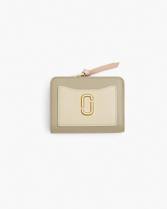 Marc Jacobs The Utility Snapshot Mini Compact Wallet Khaki Multi
