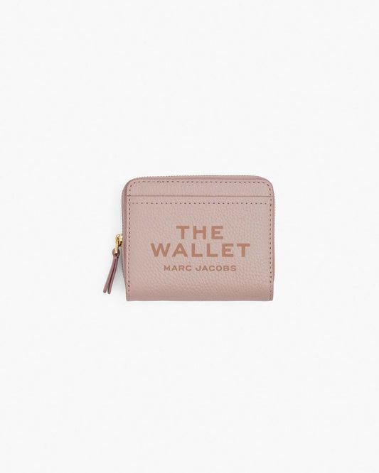Marc Jacobs The Leather Mini Compact Wallet Rose
