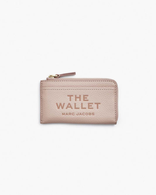 Marc Jacobs The Leather Top Zip Multi Wallet Rose