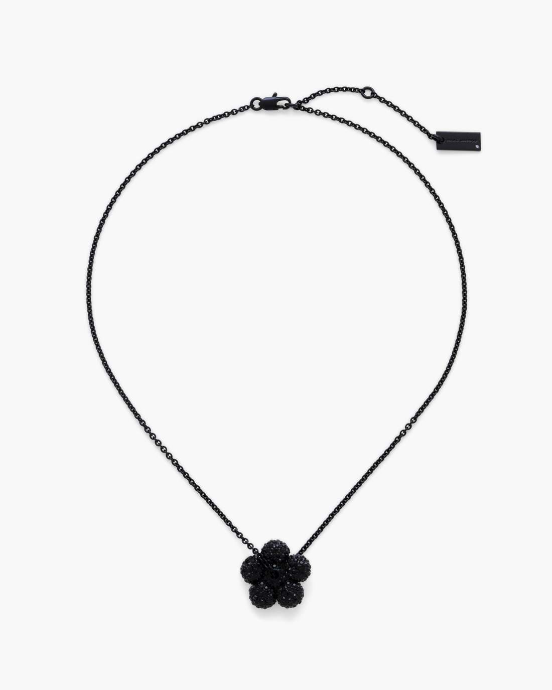 Marc Jacobs The Daisy Pave Necklace Black/Black Crystal