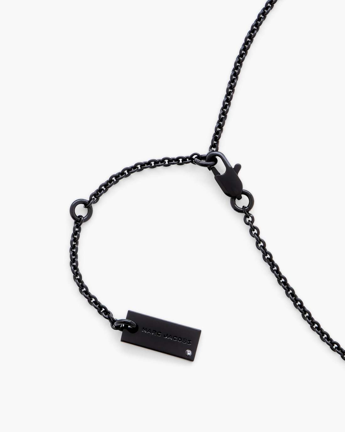 Marc Jacobs The Daisy Pave Necklace Black/Black Crystal