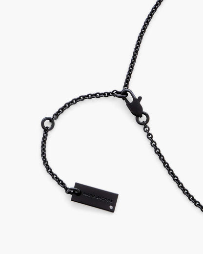 Marc Jacobs The Daisy Pave Necklace Black/Black Crystal