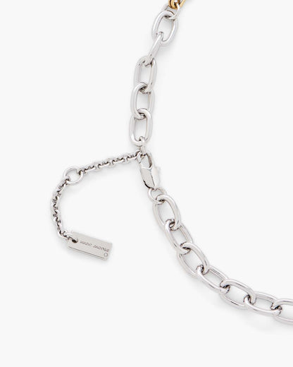 Marc Jacobs The Grunge Glam Charm Necklace Gold/Silver
