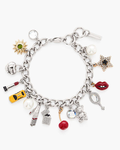 Marc Jacobs The Trinket Charm Bracelet Silver/Multi