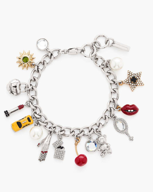 Marc Jacobs The Trinket Charm Bracelet Silver/Multi