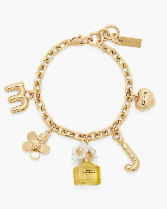 Marc Jacobs Daisy Charm Bracelet Gold/Yellow Multi