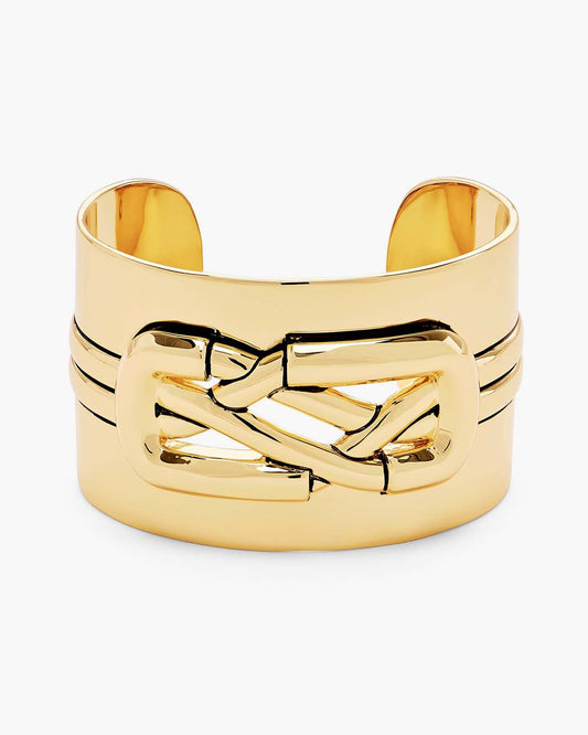 Marc Jacobs The Dual Statement Cuff Bracelet Gold