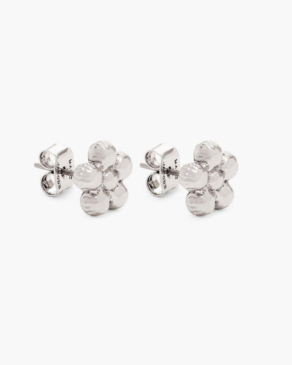 Marc Jacobs Daisy Balloon Stud Earrings Silver