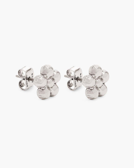 Marc Jacobs Daisy Balloon Stud Earrings Silver