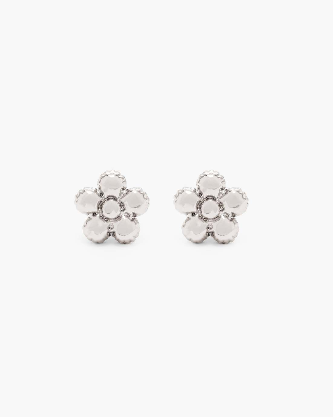 Marc Jacobs Daisy Balloon Stud Earrings Silver