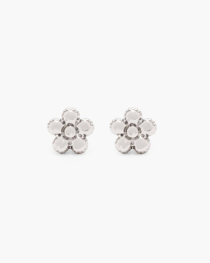 Marc Jacobs Daisy Balloon Stud Earrings Silver