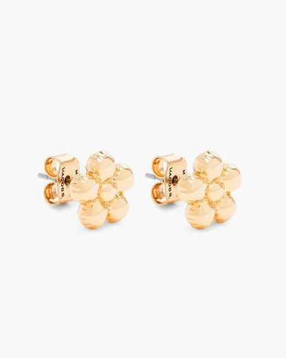 Marc Jacobs Daisy Balloon Stud Earrings Gold