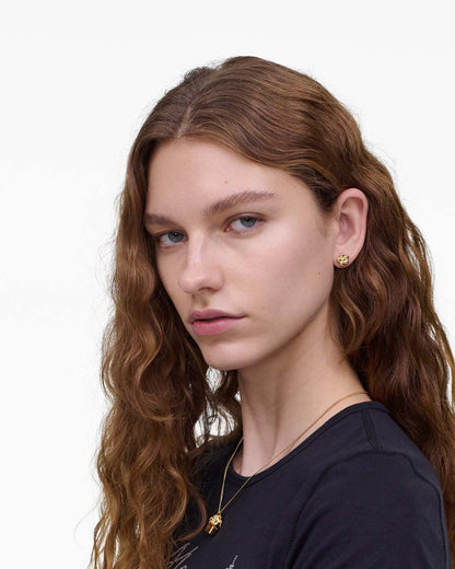 Marc Jacobs Daisy Balloon Stud Earrings Gold