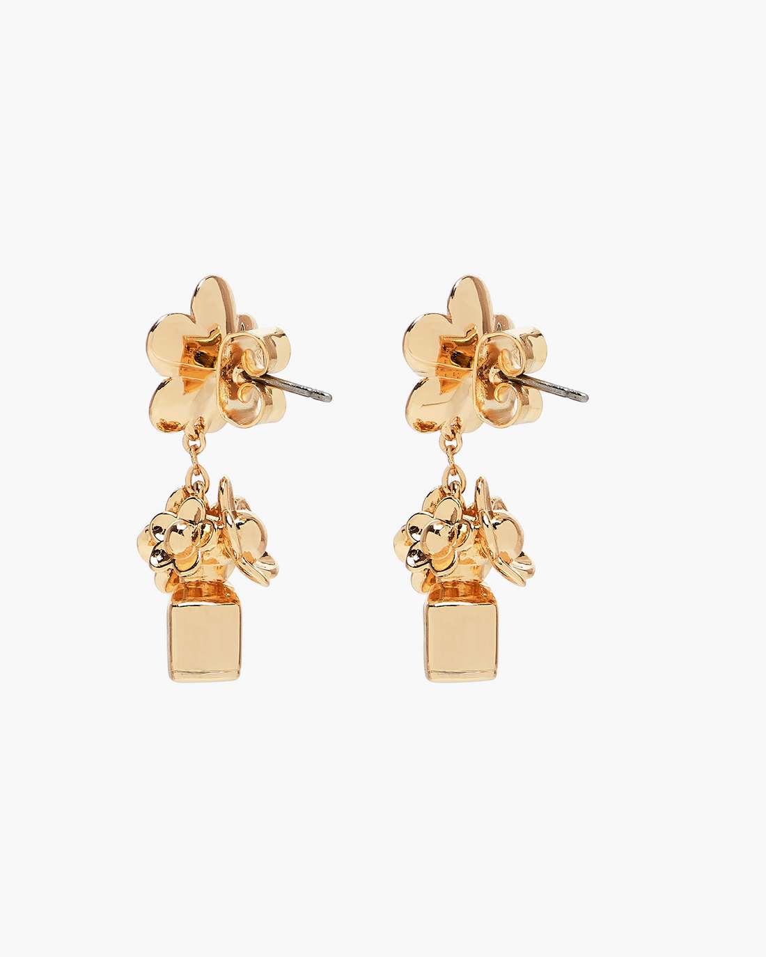 Marc Jacobs The Mini Icon Daisy Earrings Gold