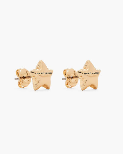 Marc Jacobs The Star Balloon Stud Earrings Light Antique Gold