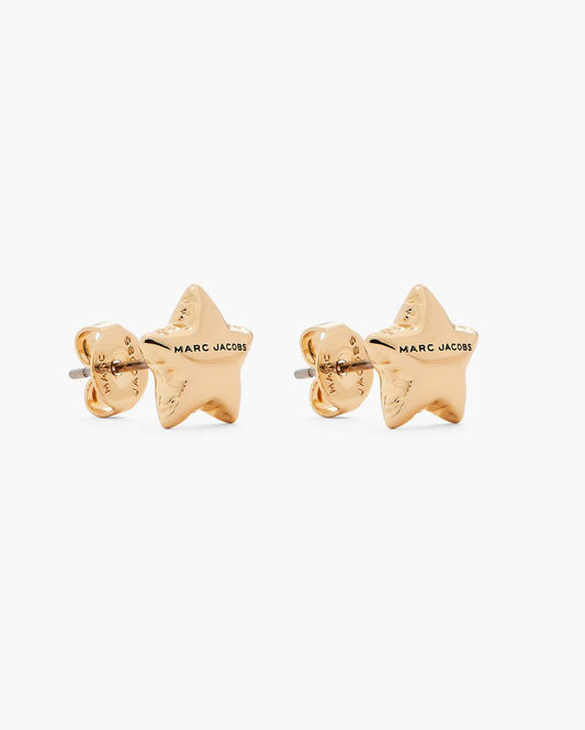 Marc Jacobs The Star Balloon Stud Earrings Light Antique Gold