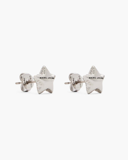Marc Jacobs The Star Balloon Stud Earrings Light Antique Silver