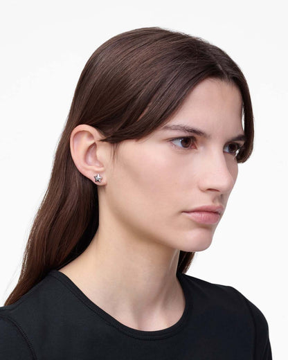 Marc Jacobs The Star Balloon Stud Earrings Light Antique Silver