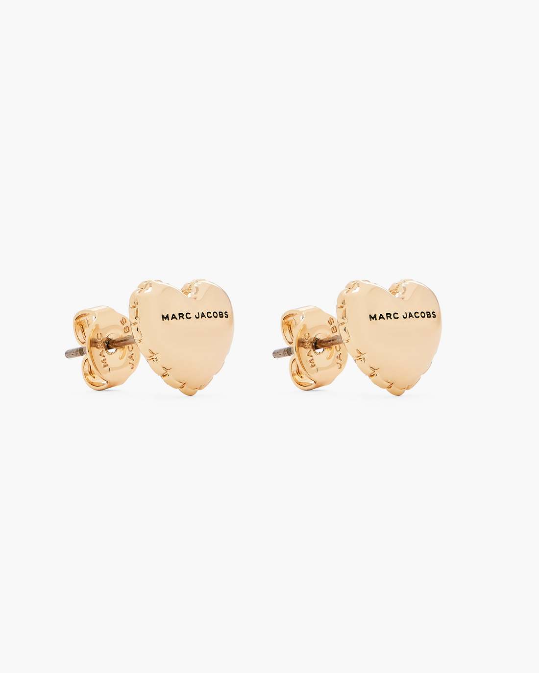 Marc Jacobs The Heart Balloon Stud Earrings Light Antique Gold