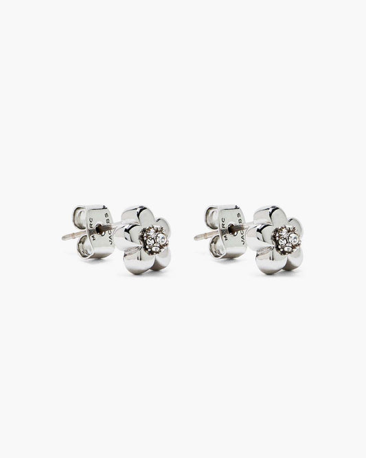 Marc Jacobs The Daisy Earrings Silver/Crystal