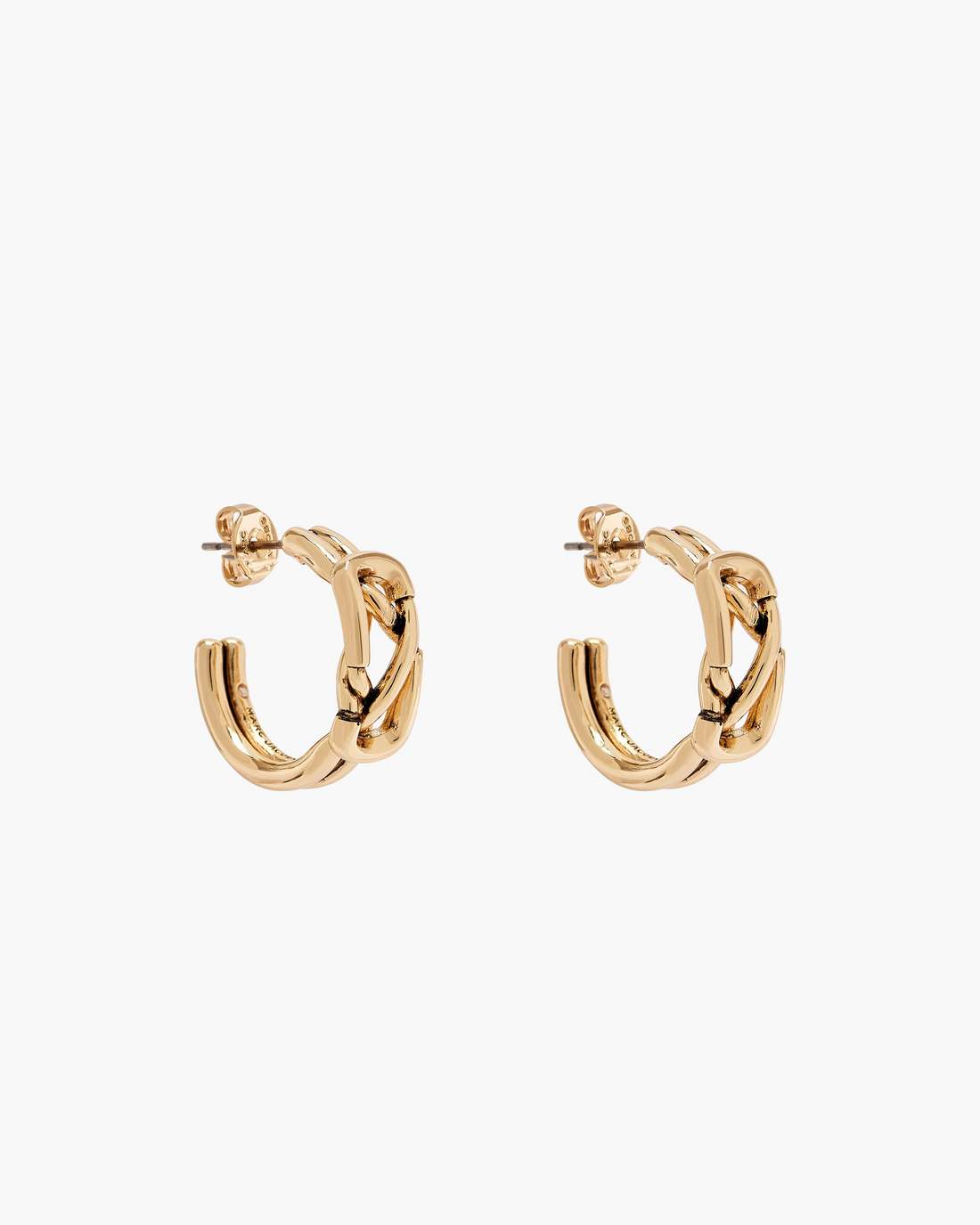Marc Jacobs The Dual Hoop Earrings Gold