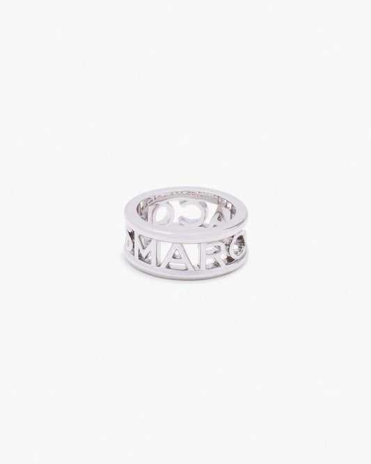 Marc Jacobs The Monogram Ring Silver