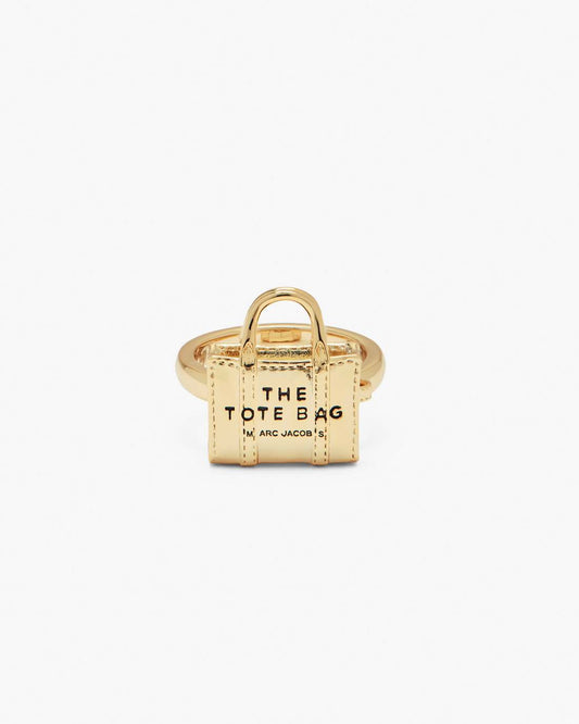 Marc Jacobs The Tote Bag Ring Light Antique Gold