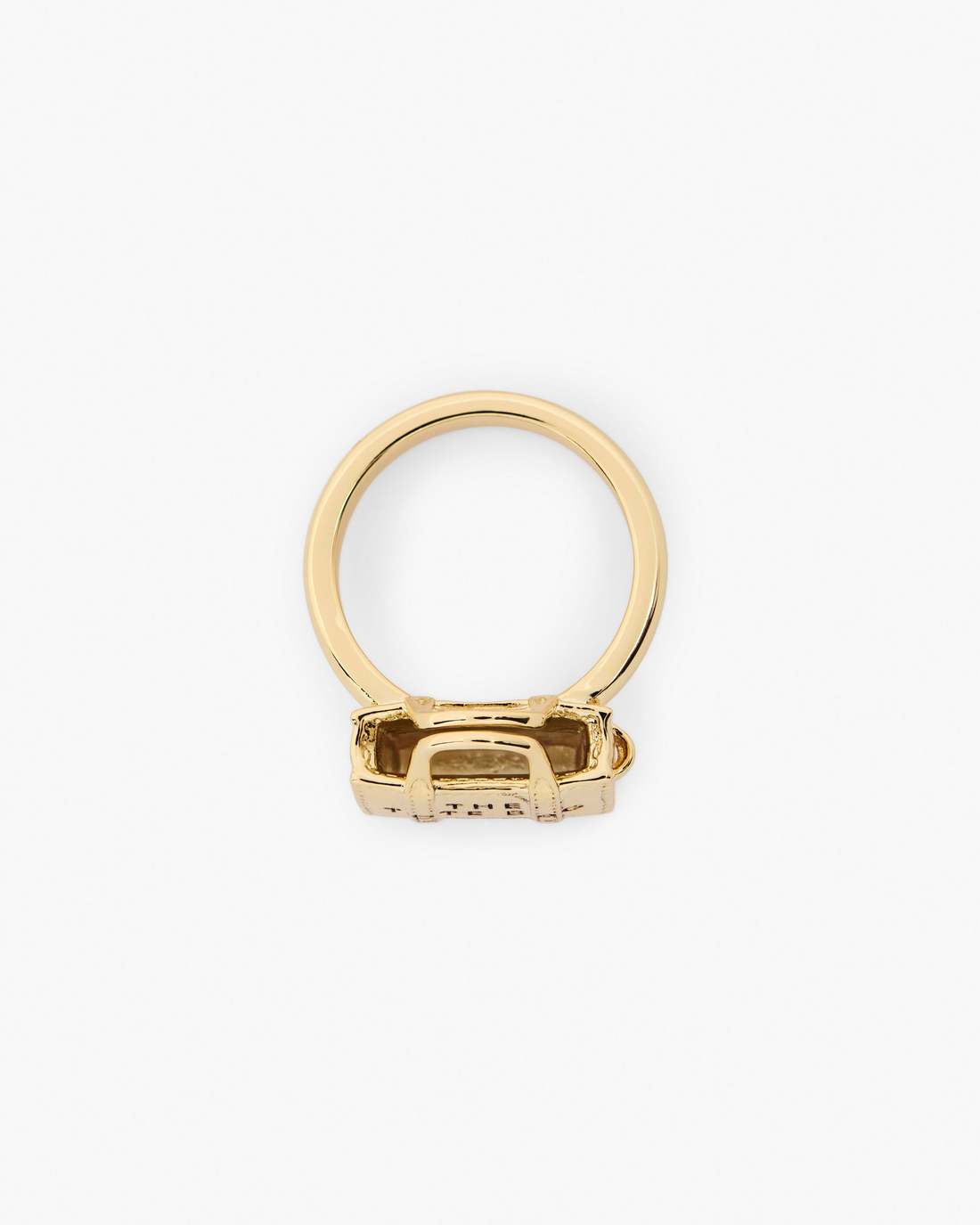 Marc Jacobs The Tote Bag Ring Light Antique Gold