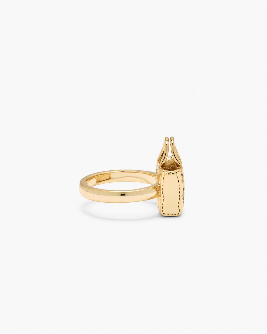 Marc Jacobs The Tote Bag Ring Light Antique Gold