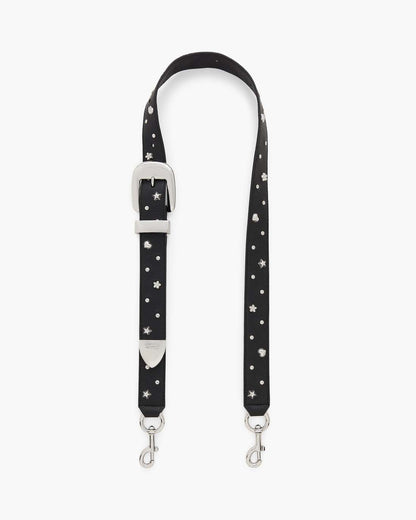 Marc Jacobs The Mini Icon Stud Leather Strap Black Multi