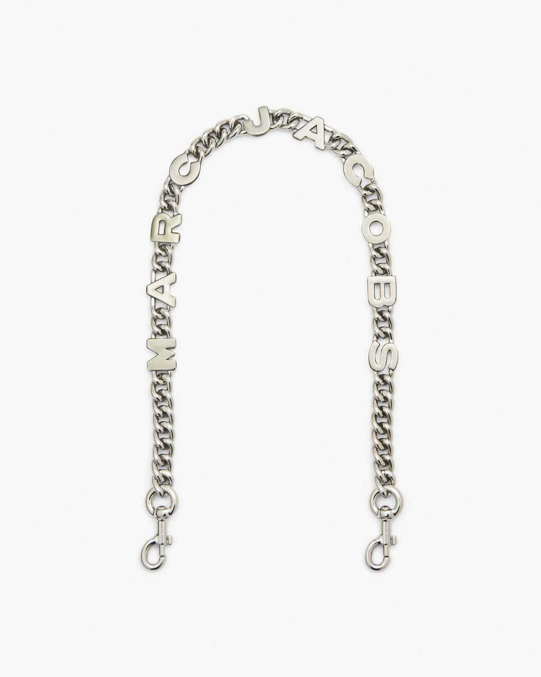 Marc Jacobs The Logo Chain Shoulder Strap Nickel