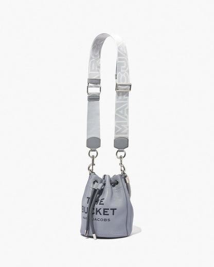 Marc Jacobs The Outline Logo Webbing Strap Wolf Grey Multi
