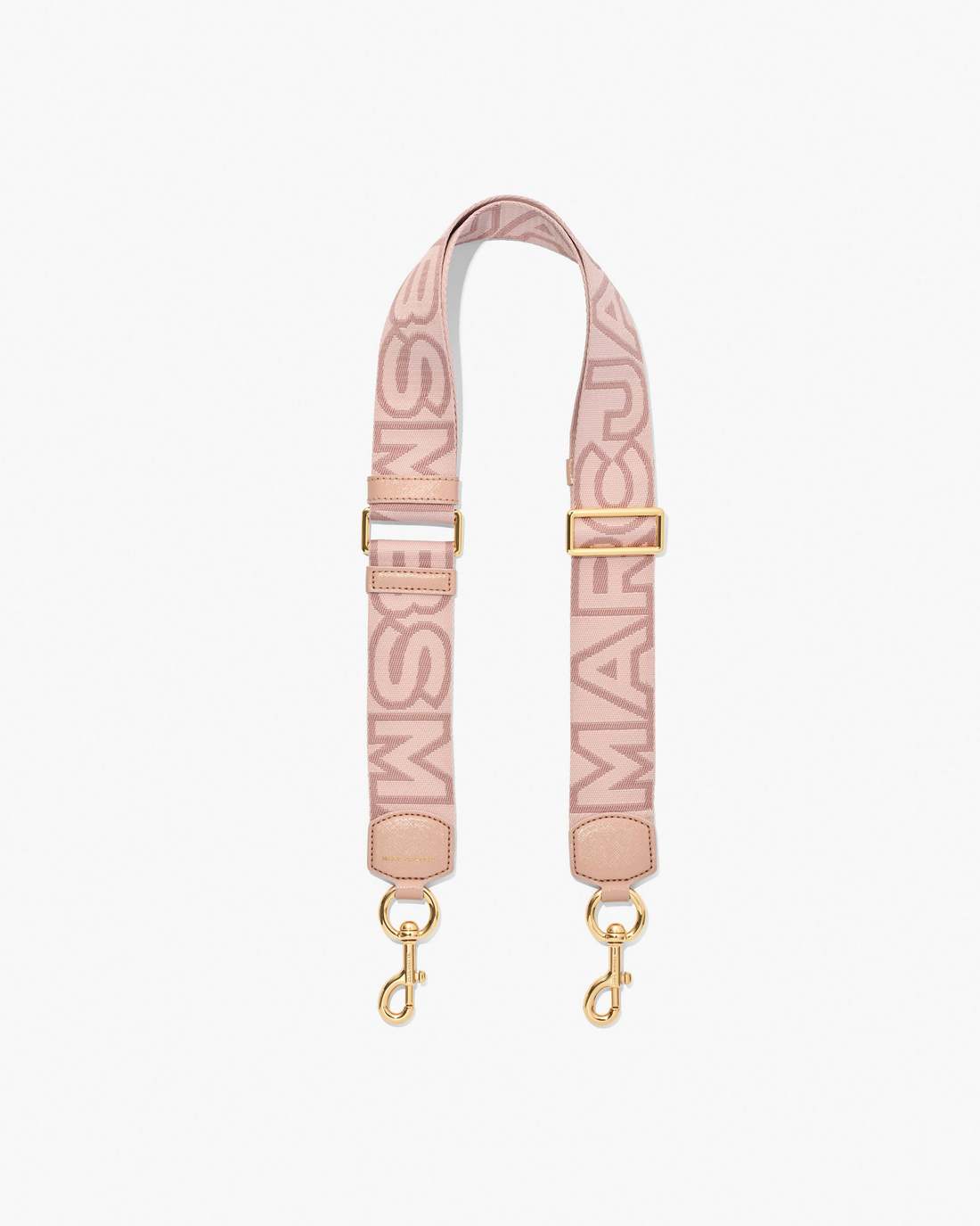 Marc Jacobs The Outline Logo Webbing Strap Rose Multi