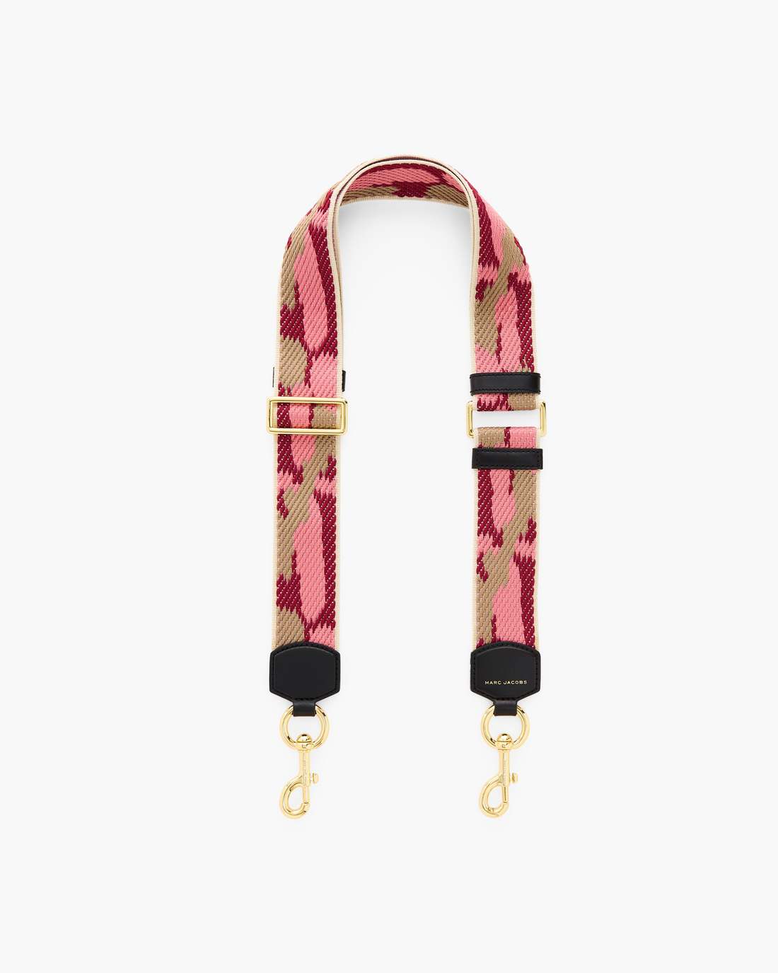 Marc Jacobs THE MULTI STITCH WEBBING STRAP Vachetta Red Multi
